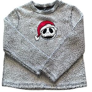 Disney Nightmare Before Christmas Sherpa Fleece Pullover Sleep Sweater Size M
